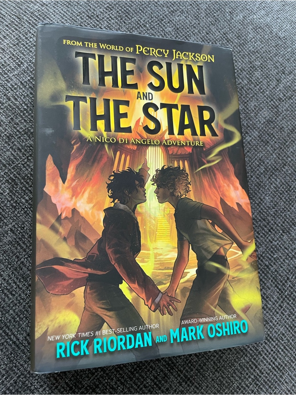 The Sun and the Star Hardcover Book - Yellow/Orange Cover